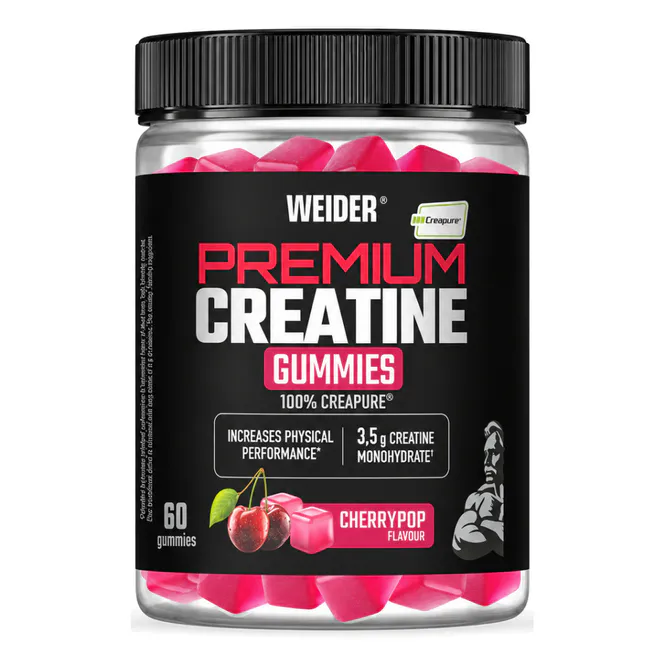 Hovedbilde Premium PureCreatine gummies - 60stk - CherryPop