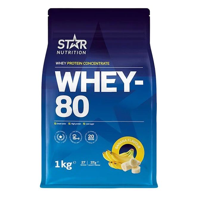 Hovedbilde Star Nutrition Whey 80 - 1000g