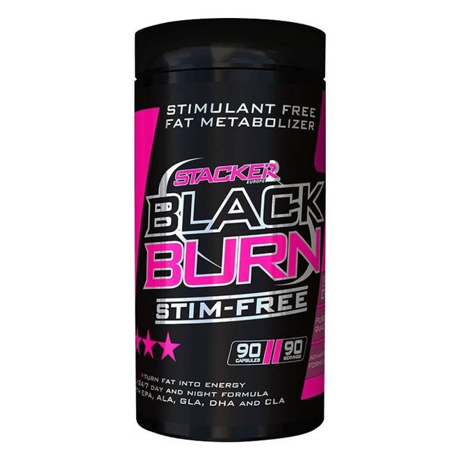 Hovedbilde Stacker2 Black Burn Stim-Free - 90 Kapsler